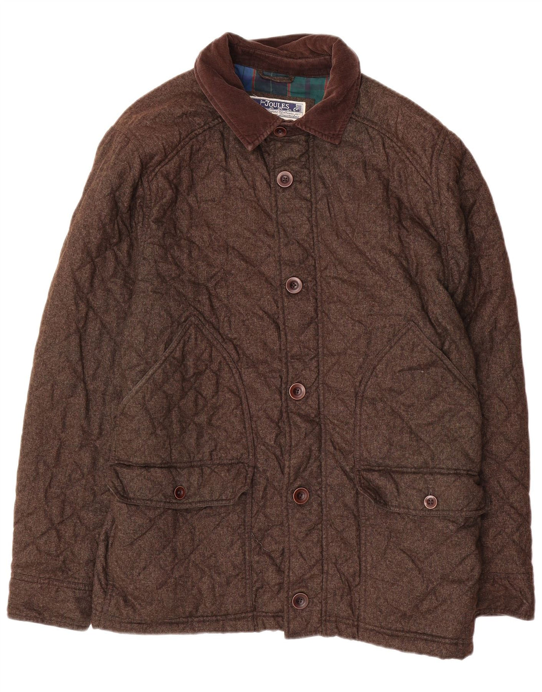 Joules Veste matelassée pour homme UK 42 XL Marron Polyester
