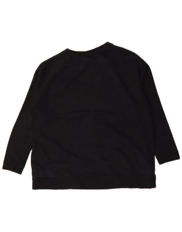 Nike Sweat-shirt surdimensionné graphique pour femme UK 18 XL Coton noir