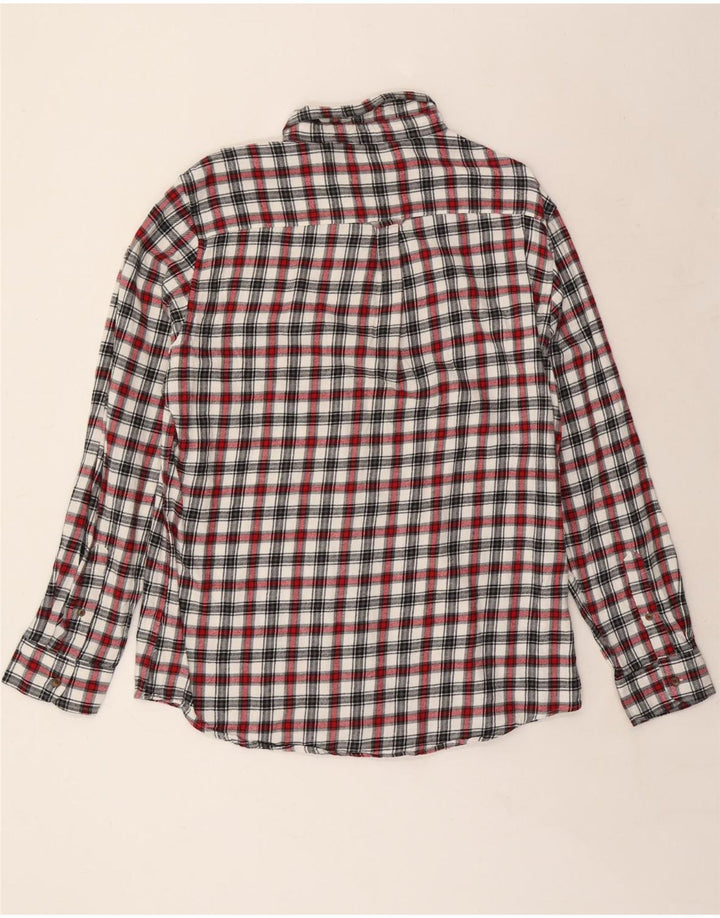 CHAPS Chemise Flanelle Homme Grand Carreau Multicolore Coton