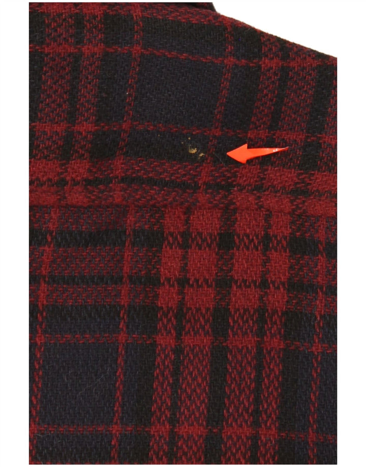 The Stronghold Chemise en flanelle pour homme Petit carreaux rouges