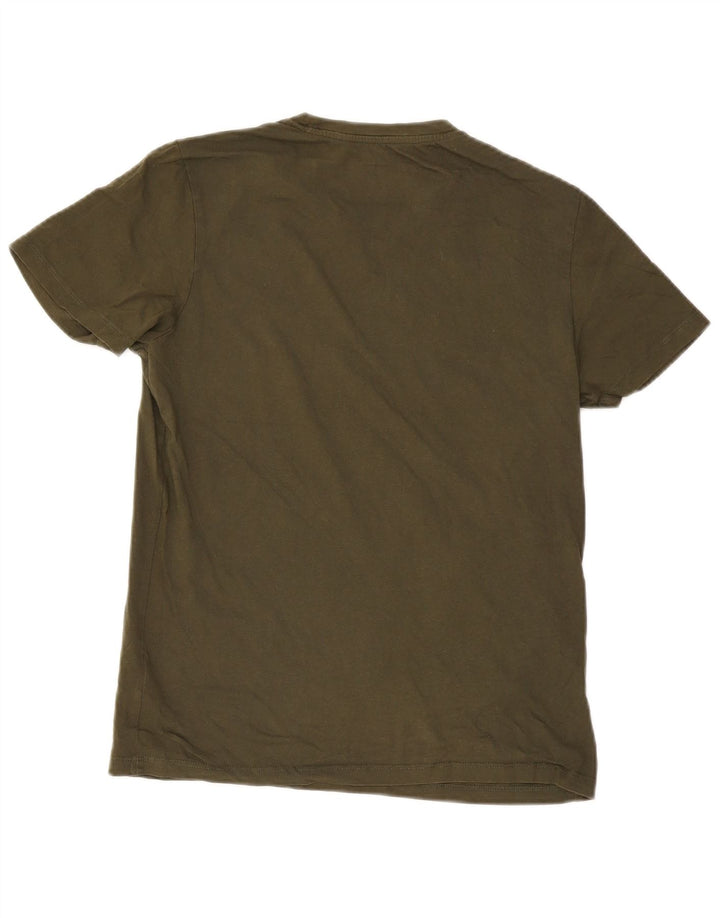 Jack & Jones Haut T-Shirt Graphique Homme Kaki Moyen Coton