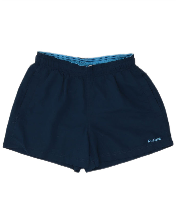 REEBOK Short de Sport Homme Petit Bleu Marine Polyester
