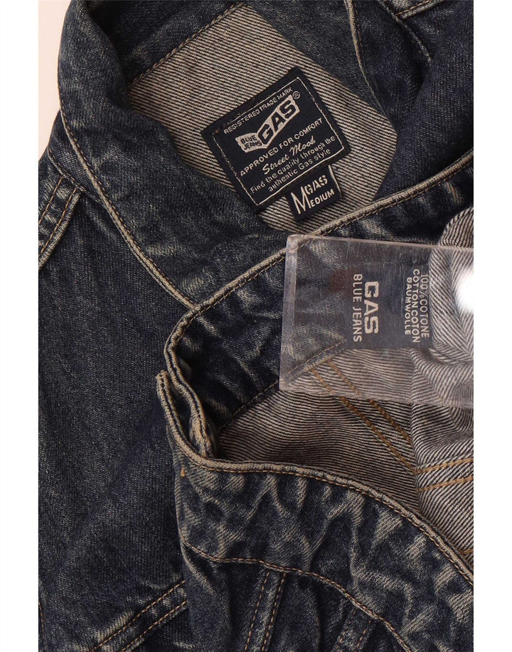 Gas Veste en jean courte pour femme UK 12 Bleu moyen Coton