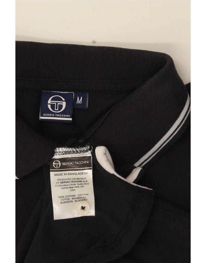 Sergio Tacchini Polo Homme Bleu Marine Moyen Coton