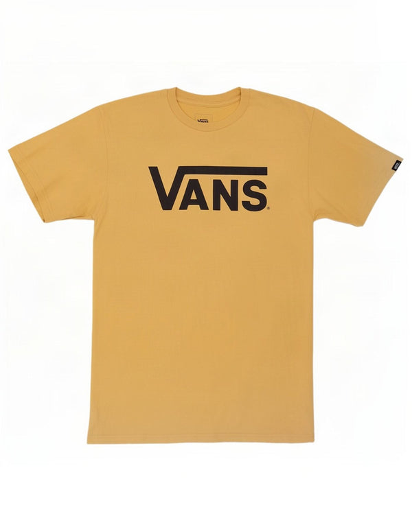 Vans T-shirt graphique coupe classique pour hommes, petit coton jaune