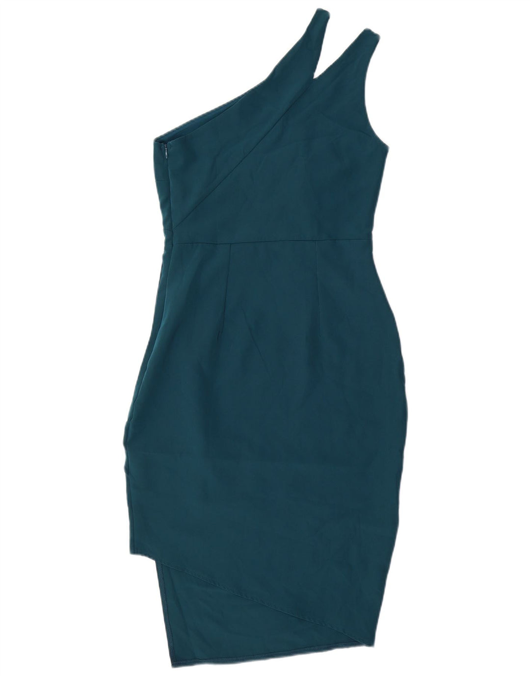 Lipsy Femme Robe asymétrique UK 8 Small Vert Polyester