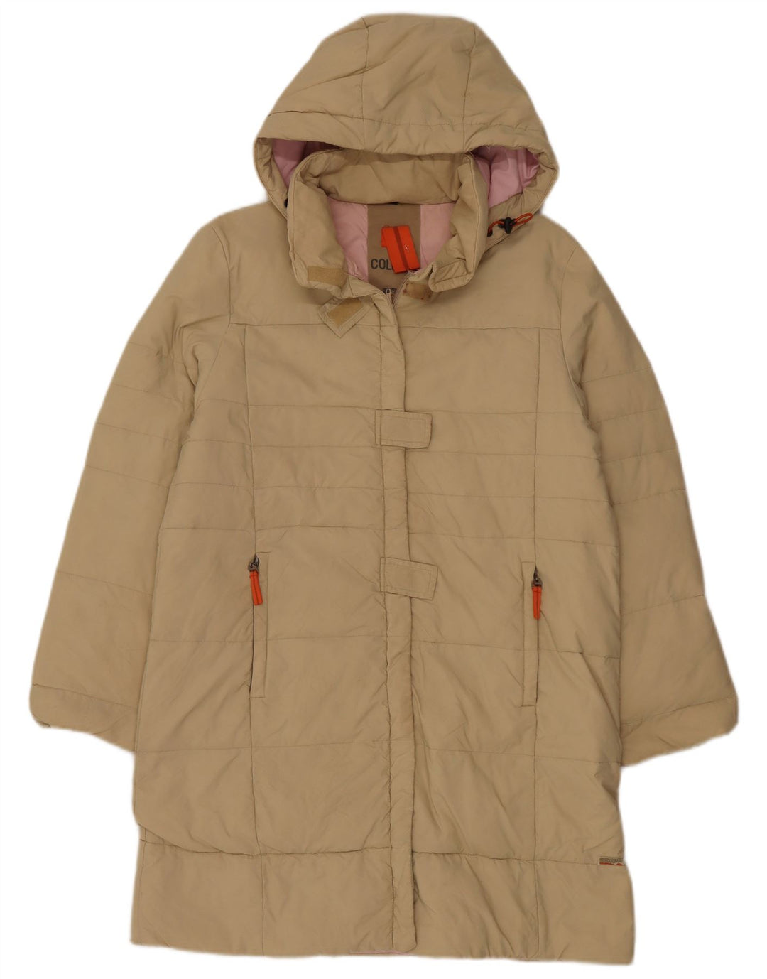 Colmar Veste matelassée à capuche pour femme IT 44 Beige moyen Polyester