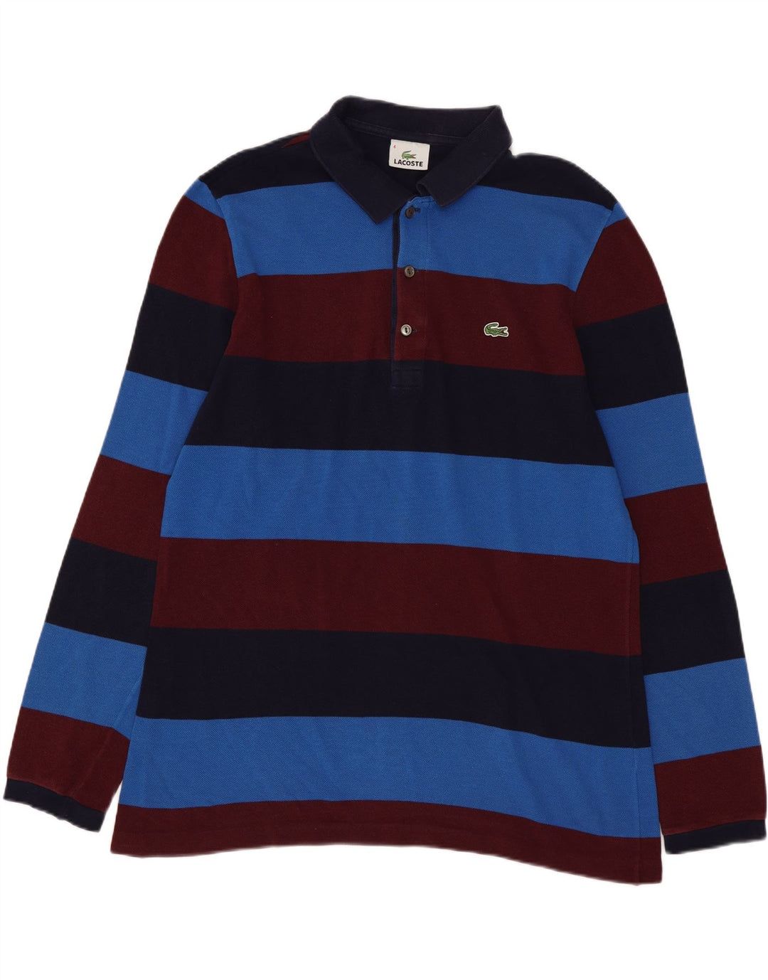 Lacoste Polo Rugby Homme Taille 4 Moyen Rayé Multicolore