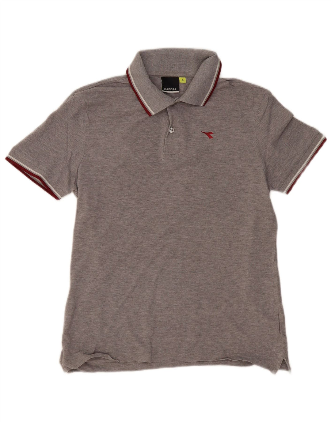 DIADORA Polo Homme Petit Gris Coton