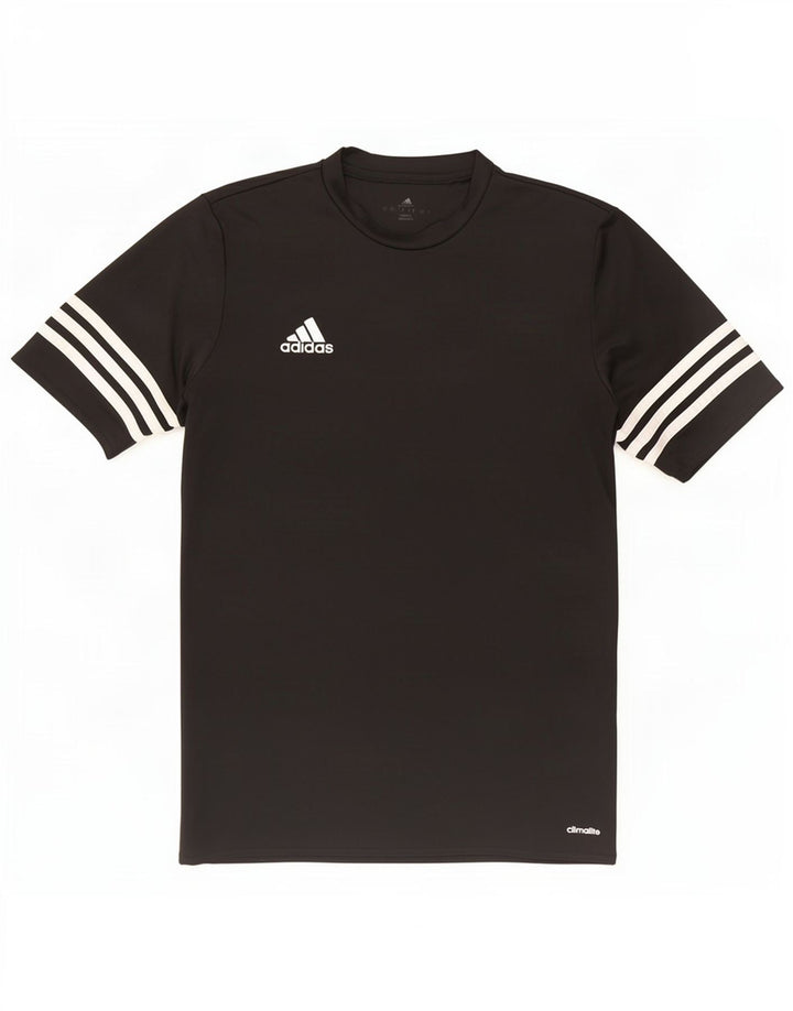 Adidas Hommes Climalite T-Shirt Haut Petit Noir Polyester