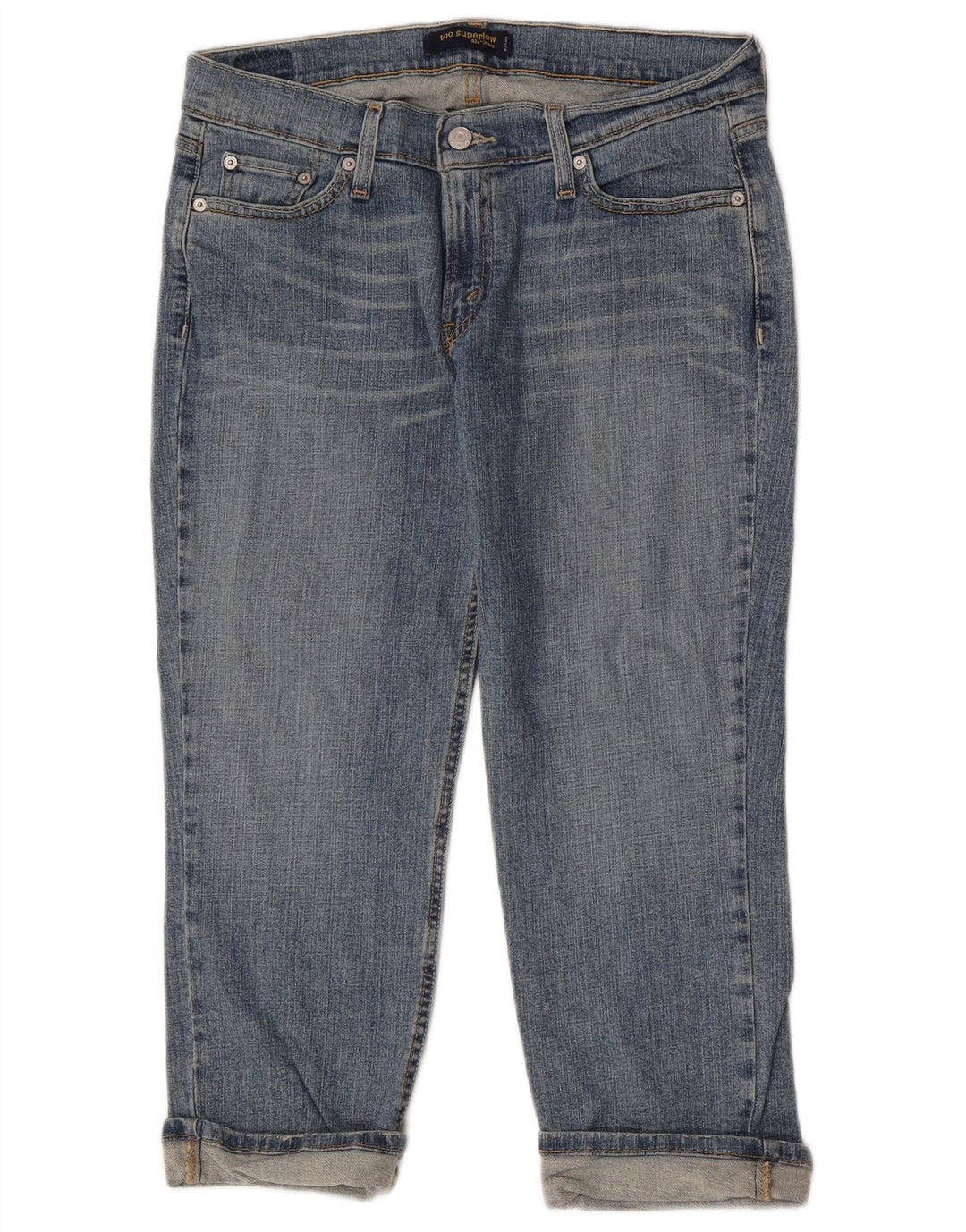 Levi's Jean Capri 524 Super Low Femme W32 L23 Bleu