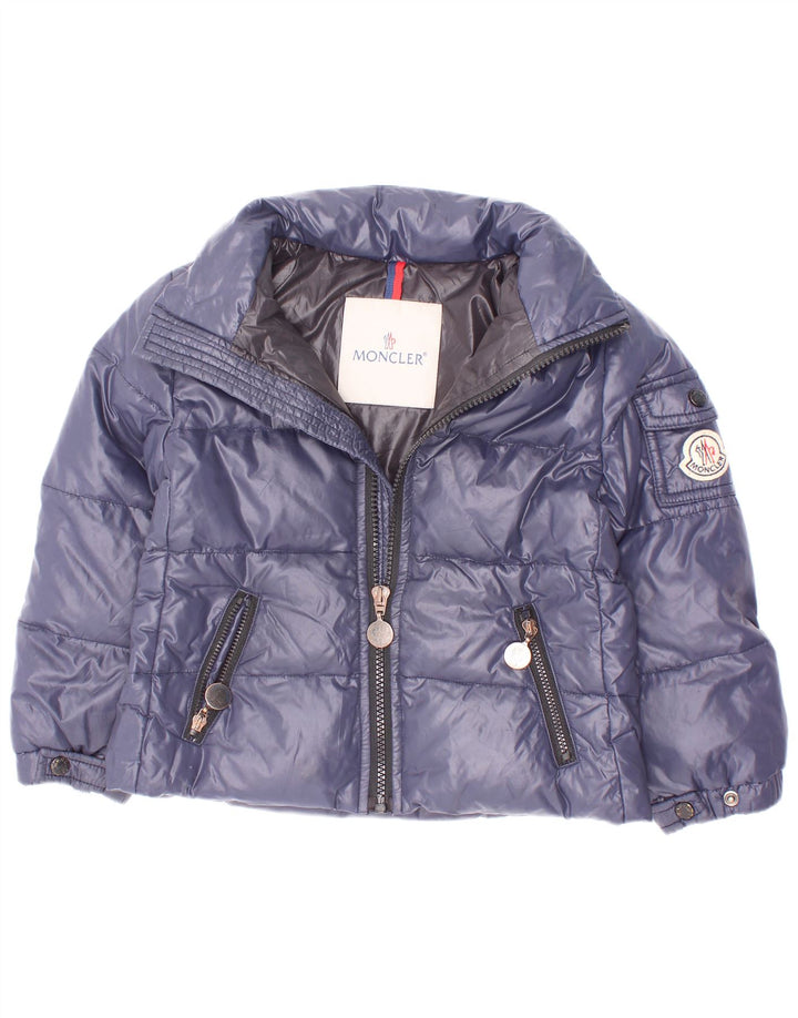 Moncler Veste matelassée bébé garçon 18-24 mois bleu marine polyamide