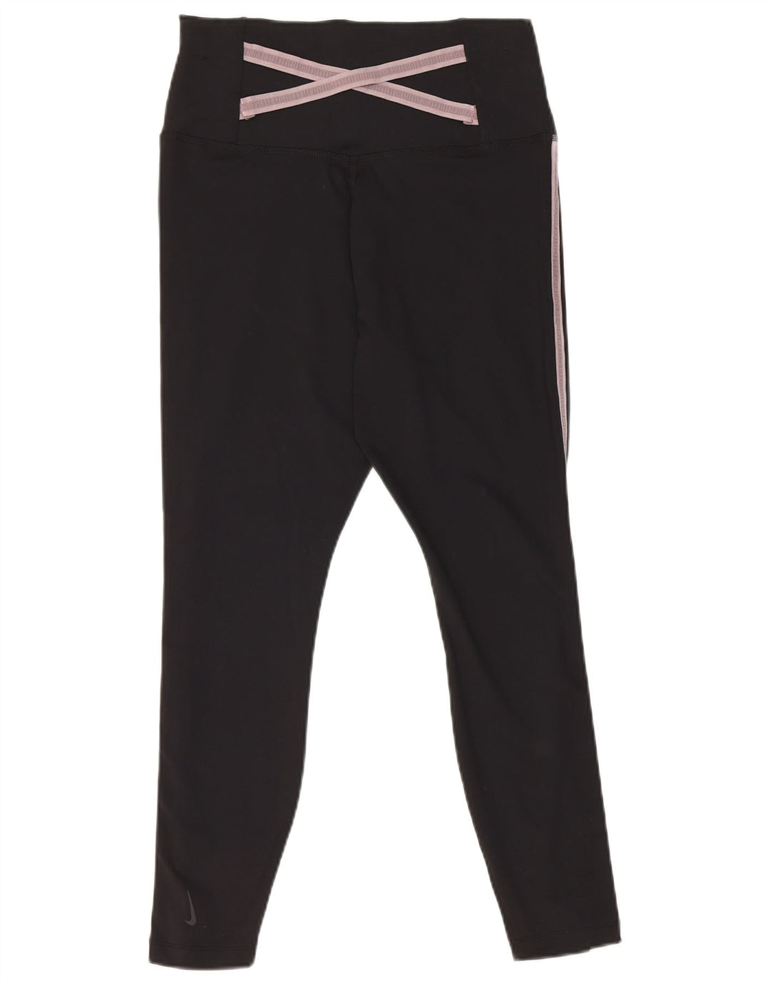Nike Leggings Femme UK 44 Large Noir Polyester