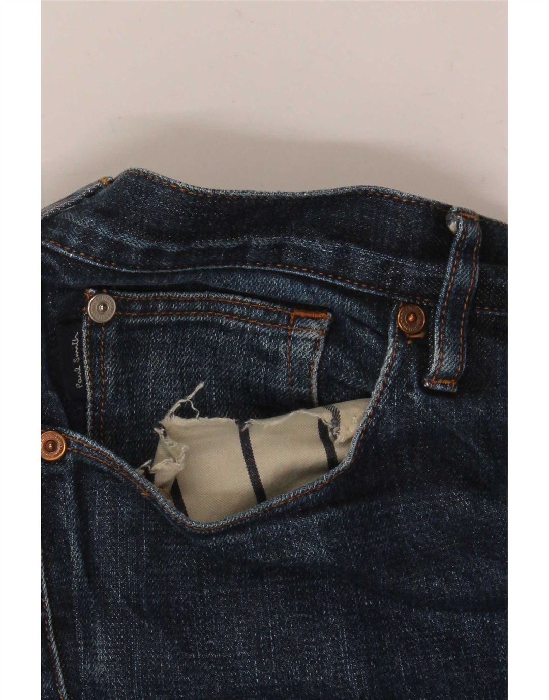 Paul Smith Jean Slim Homme W36 L32 Bleu Coton
