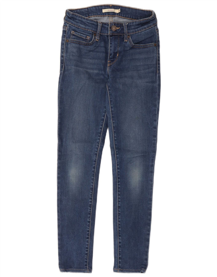Levi's Jean Skinny 711 Femme W25 L26 Bleu Polyester
