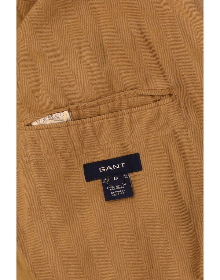 Gant Veste Blazer 2 Boutons Homme IT 50 Large Marron Lin