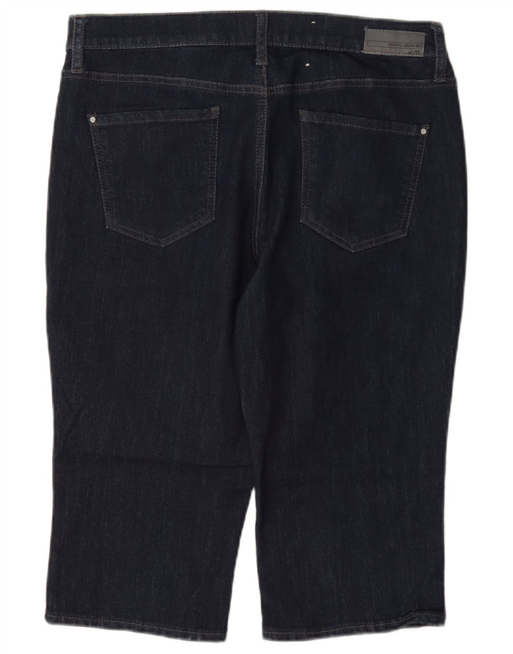 Dkny Ludlow Bermuda Denim pour femme US 8 Medium W30 L16 Bleu marine