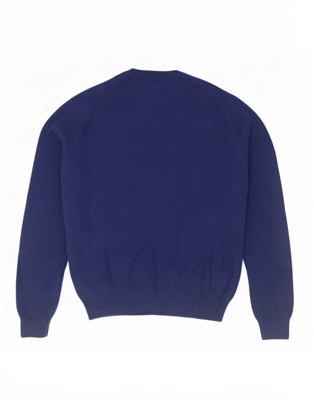 Marks & Spencer Pull à col rond Harbour homme bleu en laine d'agneau moyenne