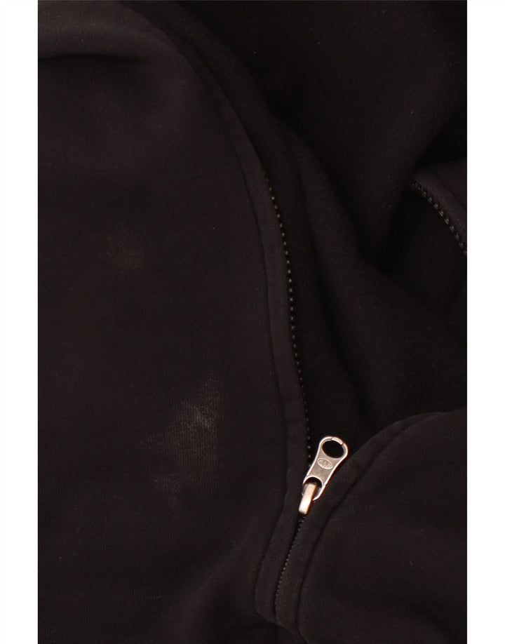 ANIMAL Mens Tracksuit Top Jacket Large Black Cotton