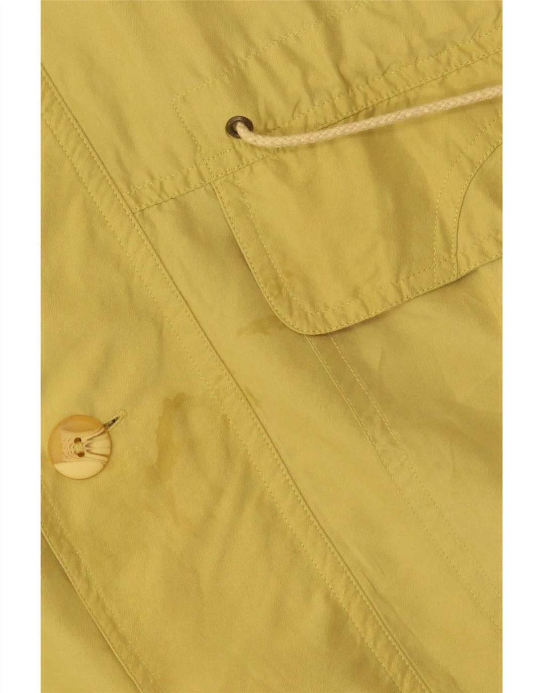 veste utilitaire vintage pour hommes UK 44 2XL Soie jaune
