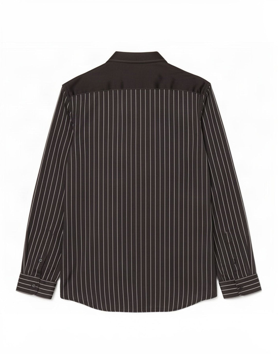 Zara Chemise Regular Fit Petite Viscose Rayée Noire
