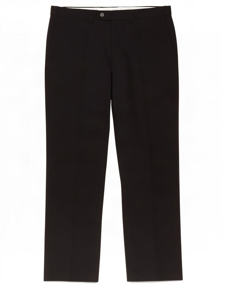 Marks & Spencer Pantalon de costume droit coupe droite pour homme W36 L31 Bleu marine