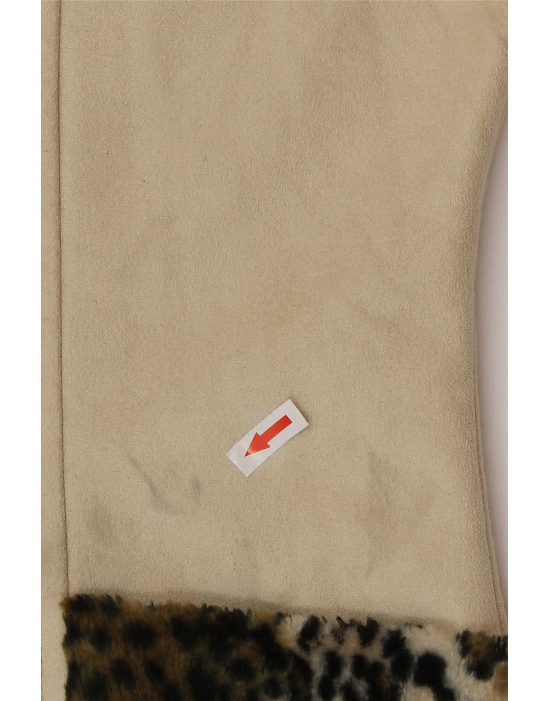 David Barry Veste blazer à 4 boutons pour femme UK 12 Beige moyen imprimé animal