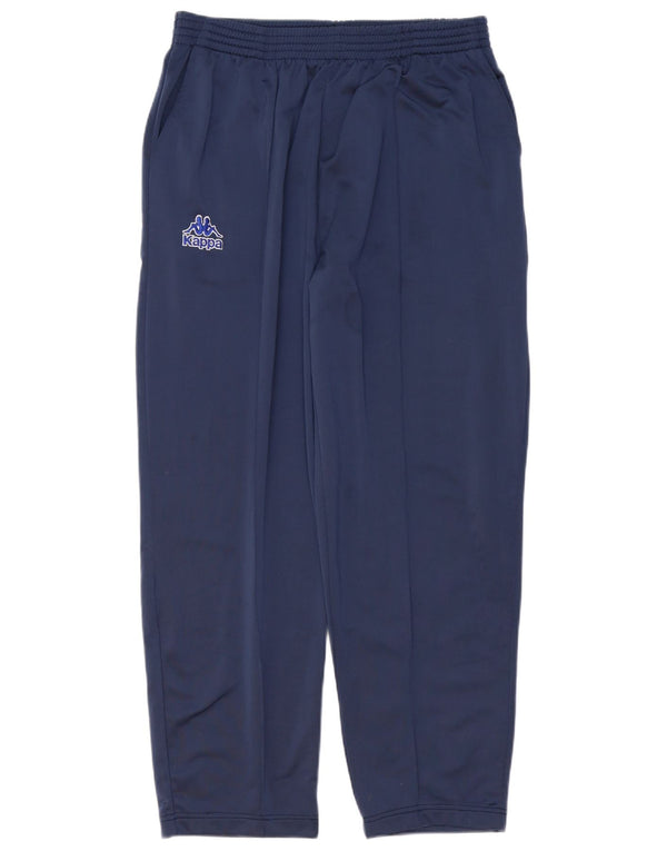 Kappa Pantalon de Survêtement Garçon 13-14 ans Large Bleu Marine Polyester