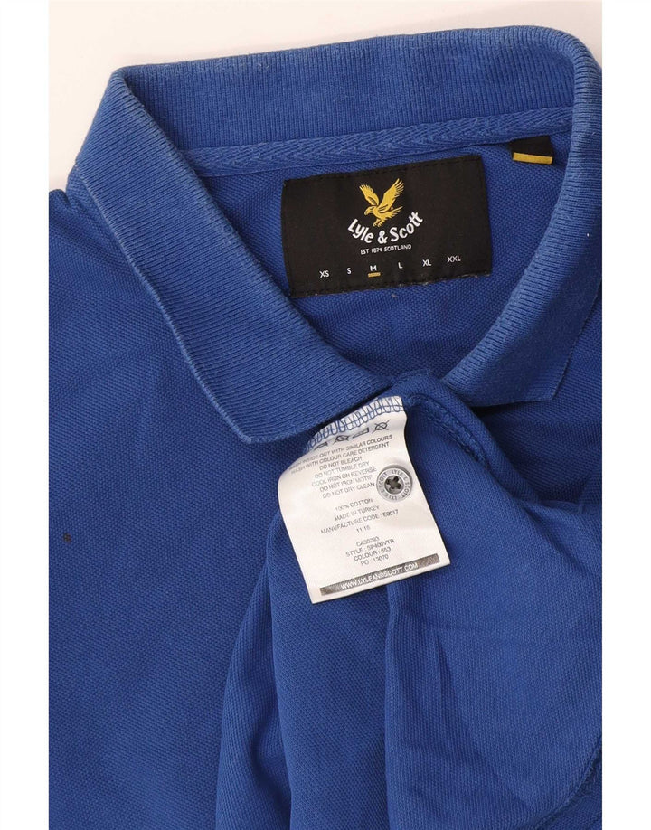 Lyle & Scott Polo Homme Bleu Moyen Coton