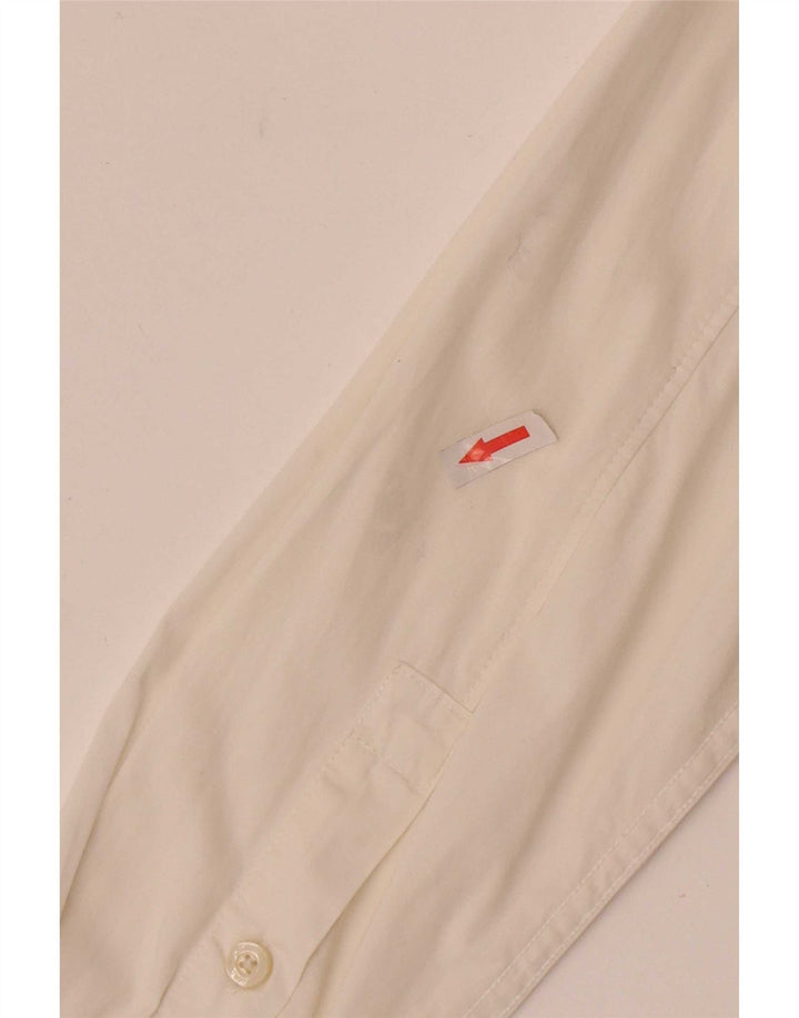 Tommy Hilfiger Chemise Slim Fit Petit Coton Blanc Cassé