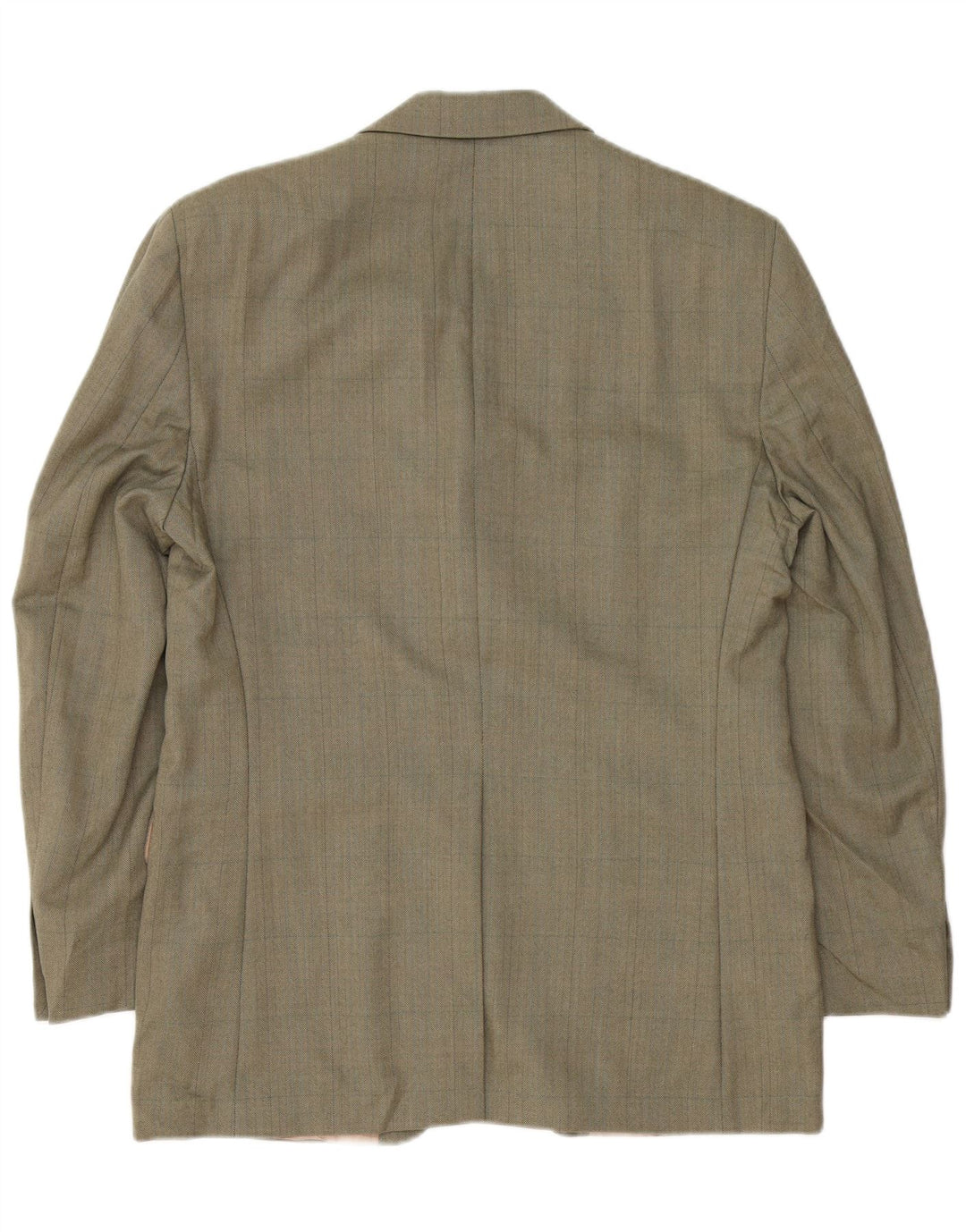 Izod Veste blazer à 3 boutons pour homme UK 38 en laine à chevrons vert moyen