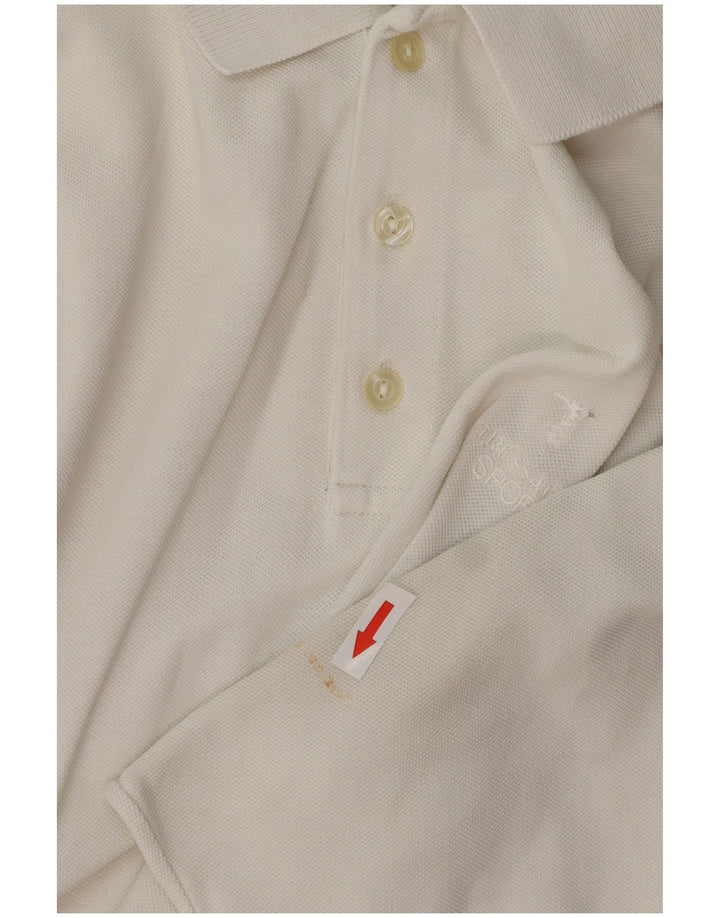 TRUSSARDI Polo Homme XL Blanc Coton
