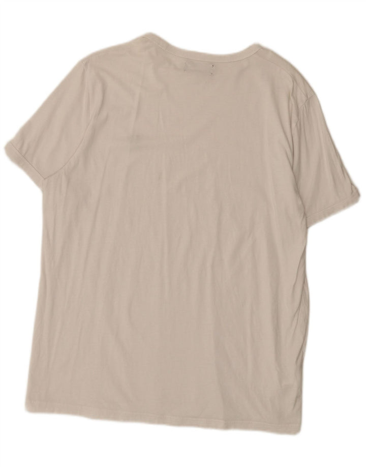 Fred Perry T-Shirt Homme Top XL Blanc Coton