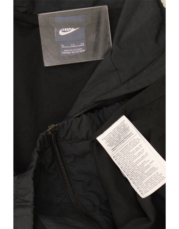 Nike Veste de survêtement pour homme XL Noir Colorblock Polyester