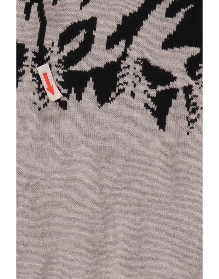 Marks & Spencer Pull à col rond pour homme Gris Large Colorblock