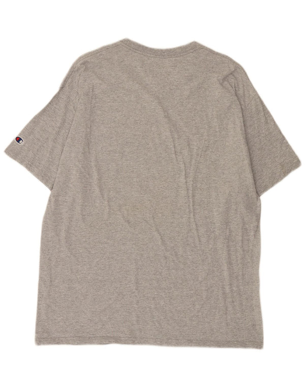 Champion Mens Rice University Graphic T-Shirt Top XL Grey Cotton