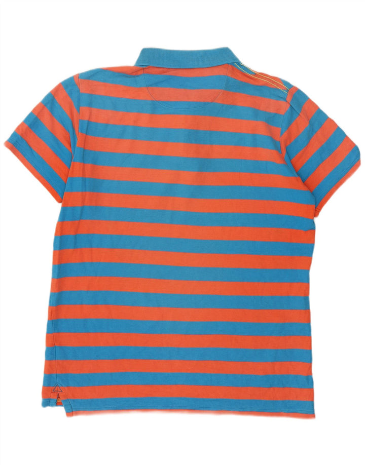 Polo Rugby Homme Fat Face Coton Rayé Rouge Moyen