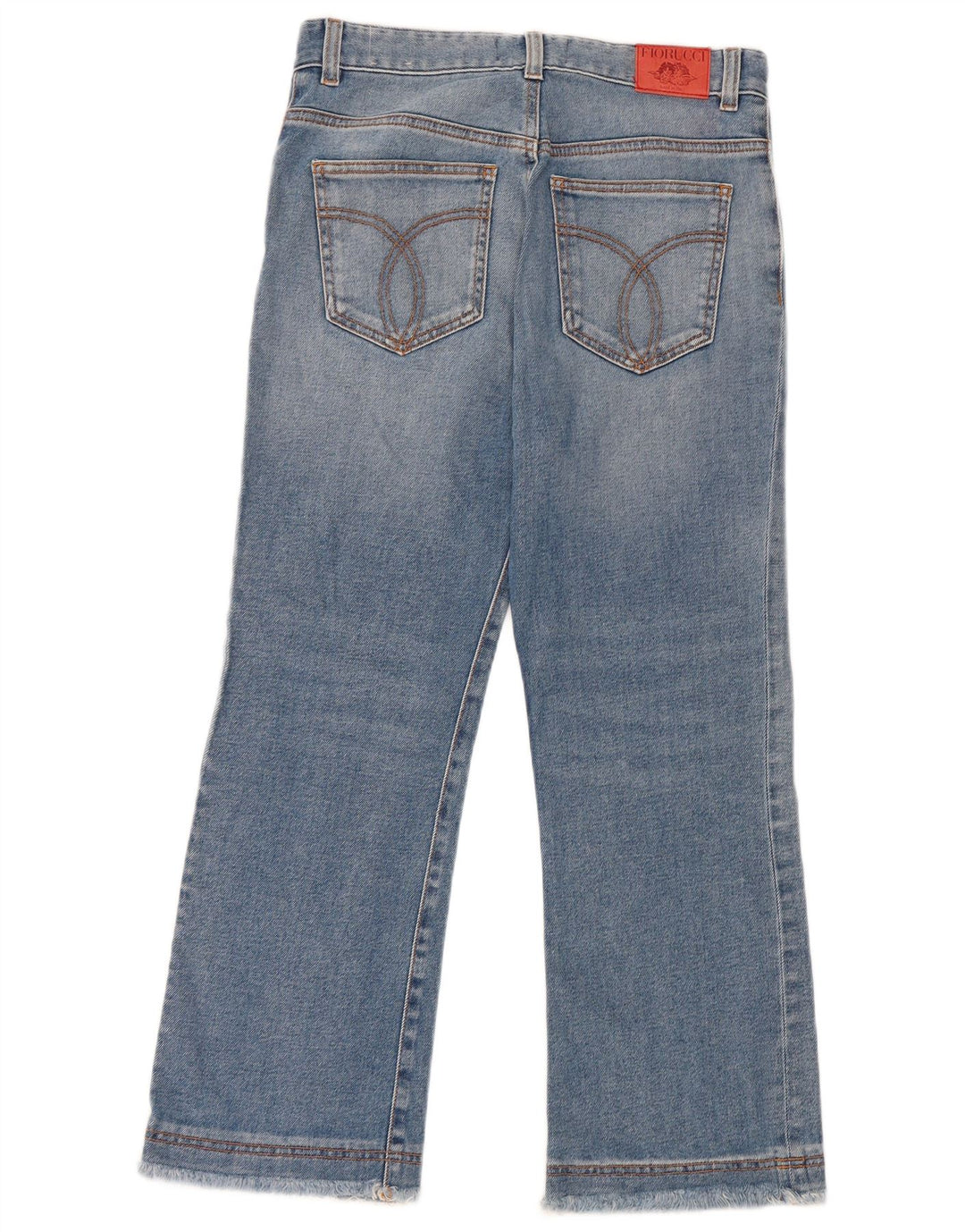 Fiorucci Jean court bootcut femme W27 L24 coton bleu