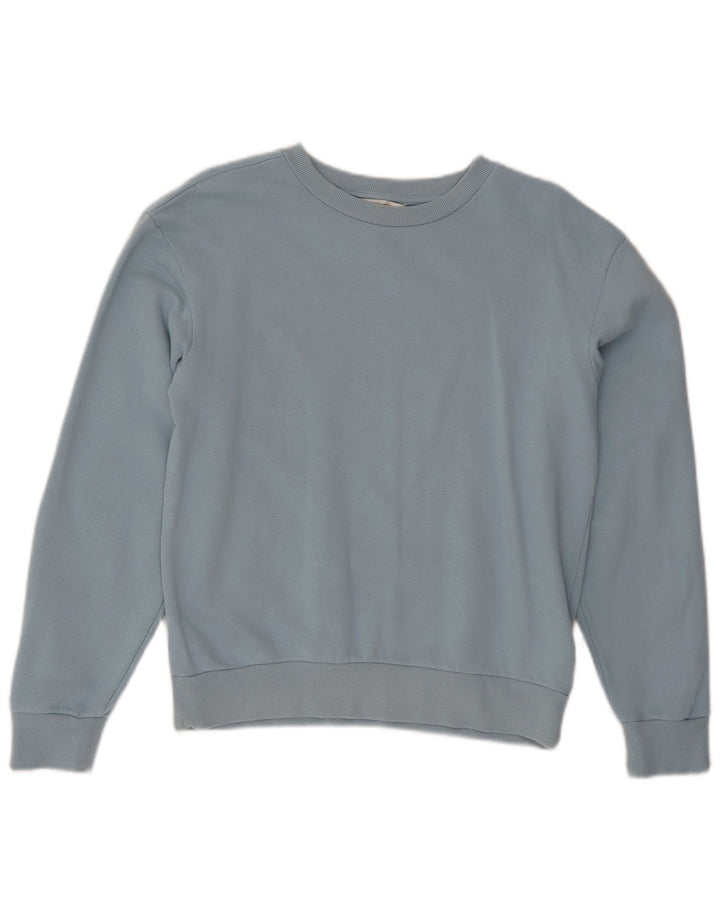 Marks & Spencer Sweat-shirt surdimensionné pour femme UK 6 XS Bleu coton