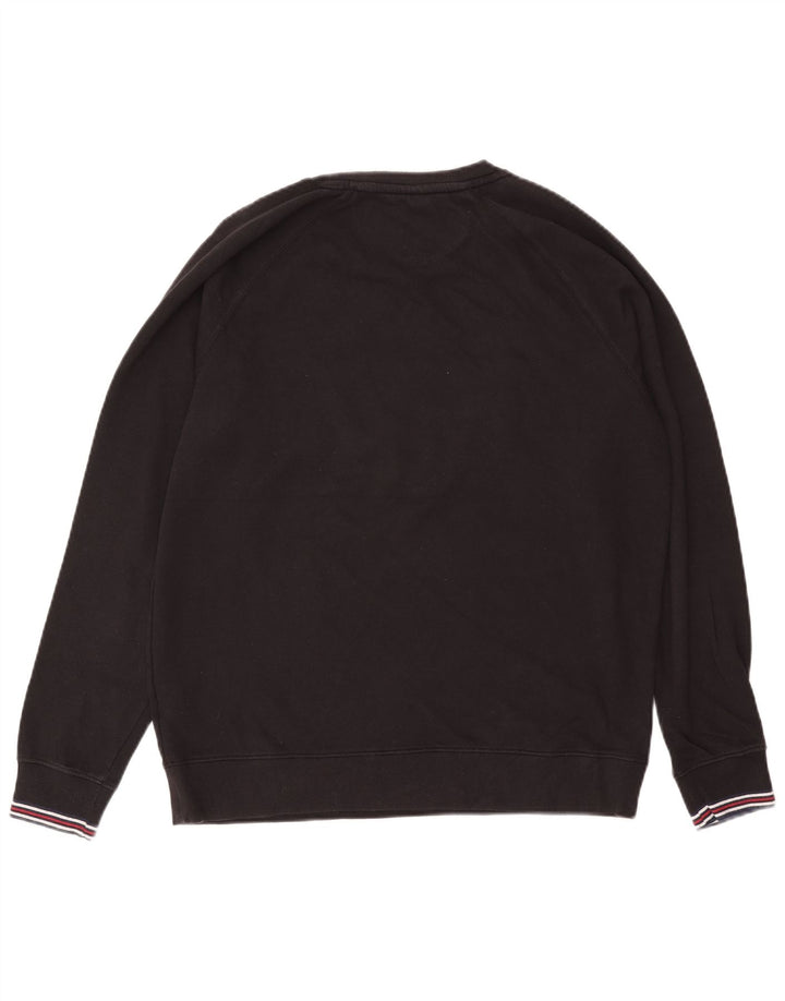 Fila Sweat-shirt graphique pour hommes, grand, noir, coton