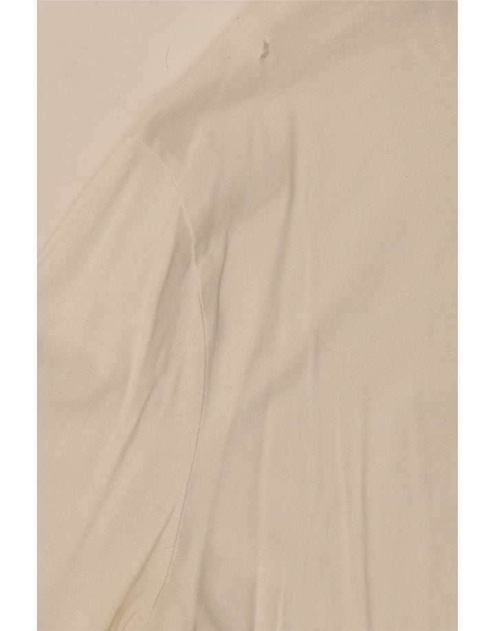 Fila Homme T-Shirt Top Petit Blanc Rayé Coton