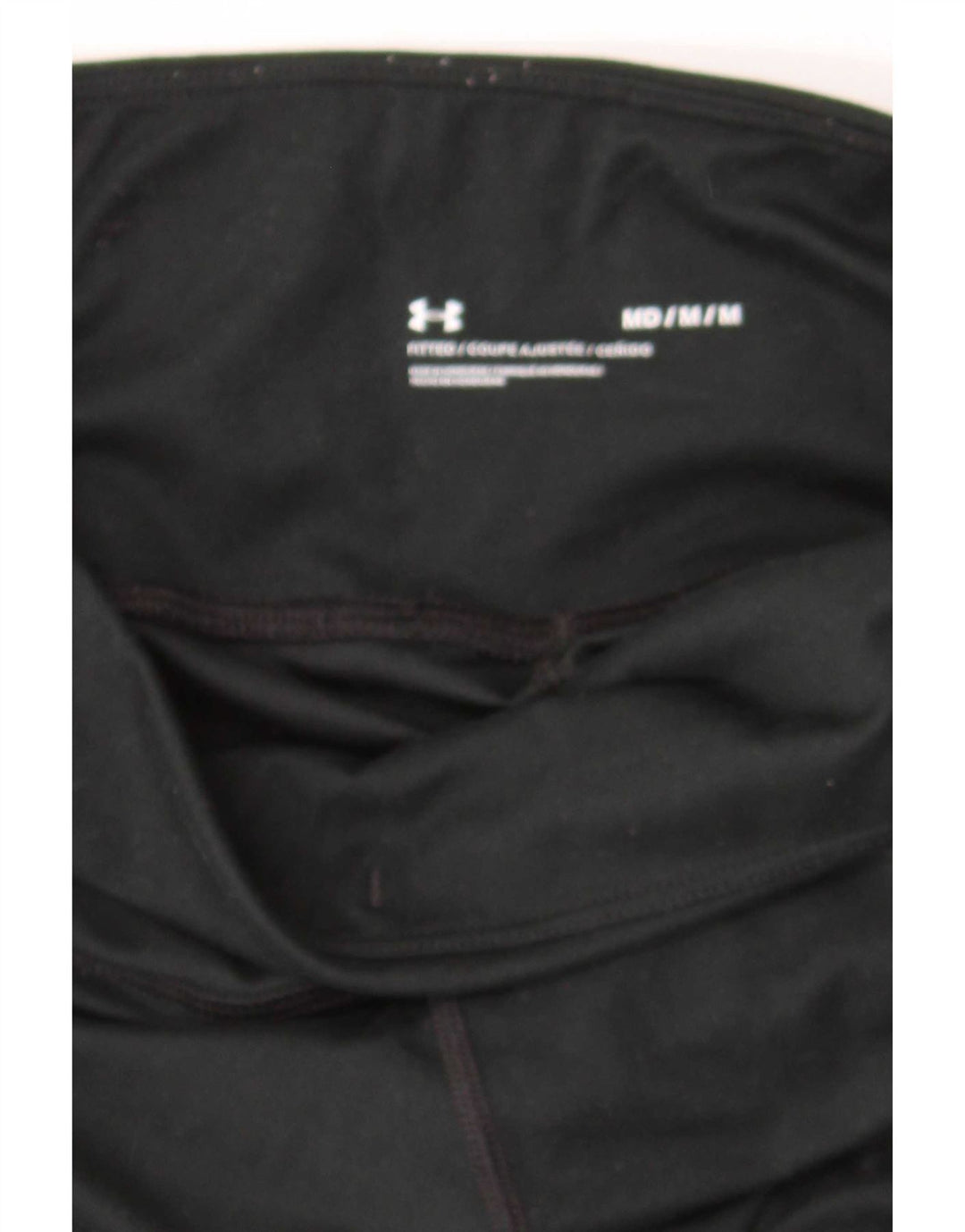 Under Armour Leggings ajustés pour femme UK 42 Polyester noir moyen