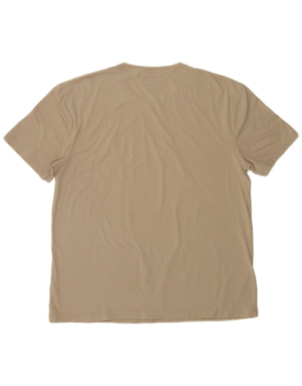 Tommy Hilfiger T-shirt slim fit pour homme en coton beige 2XL