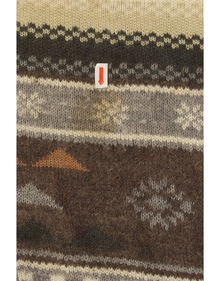Marks & Spencer Pull à col rond St. Michael pour homme Marron Taille S