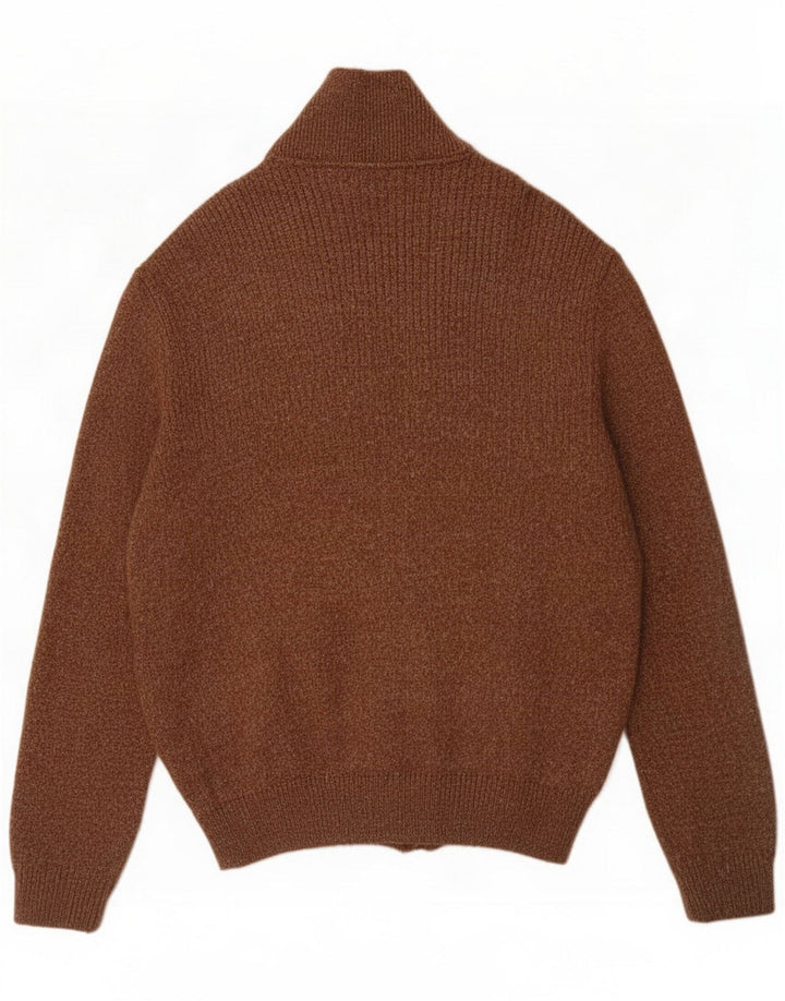 Sercap Cardigan pour homme marron moyen colour block
