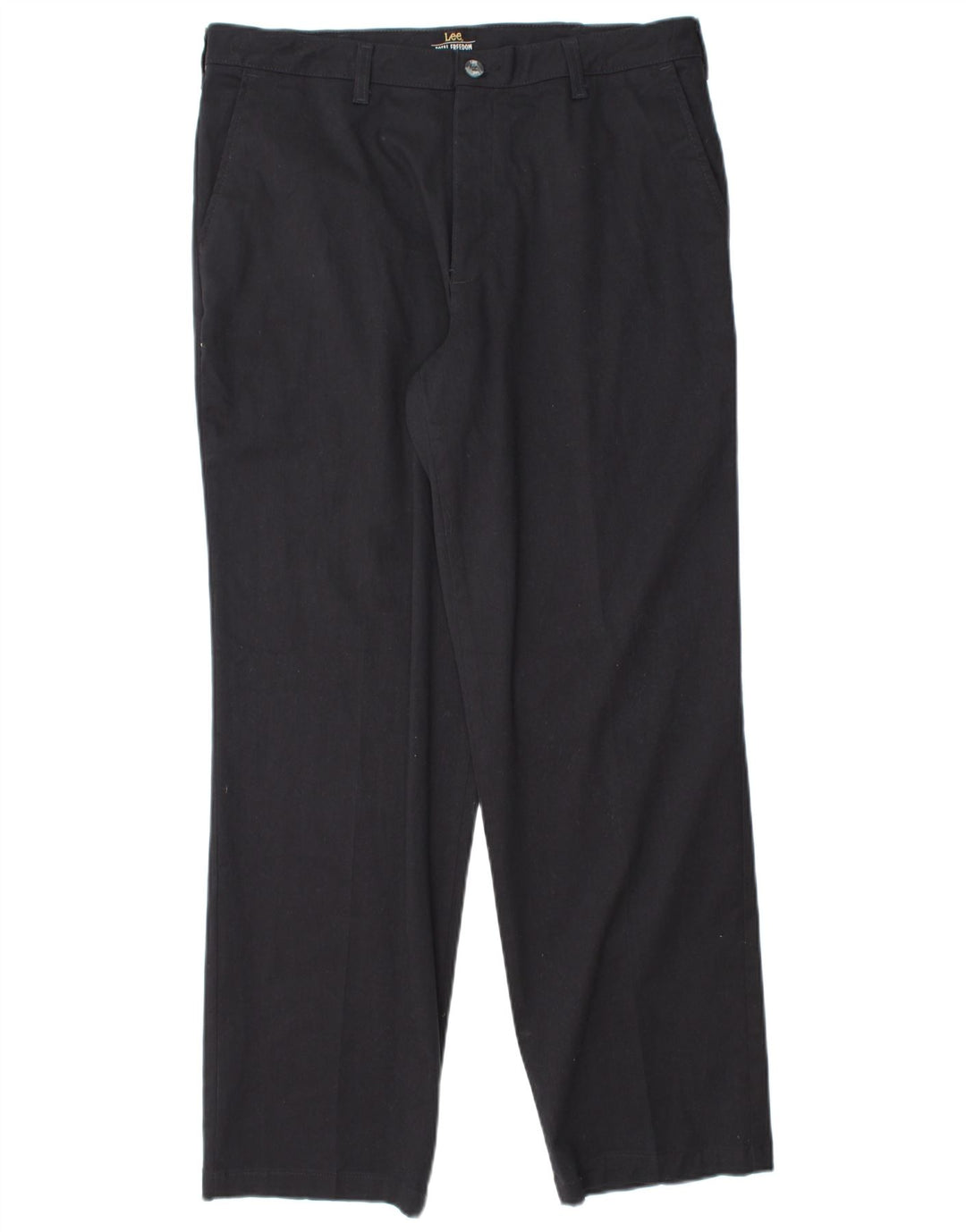 LEE Pantalon Chino Droit Homme W34 L30 Bleu Marine Coton