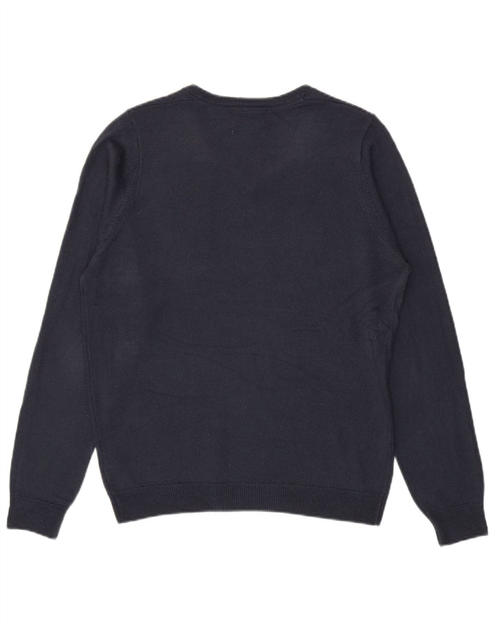 Marks & Spencer Pull col V Homme Bleu Marine Moyen Acrylique