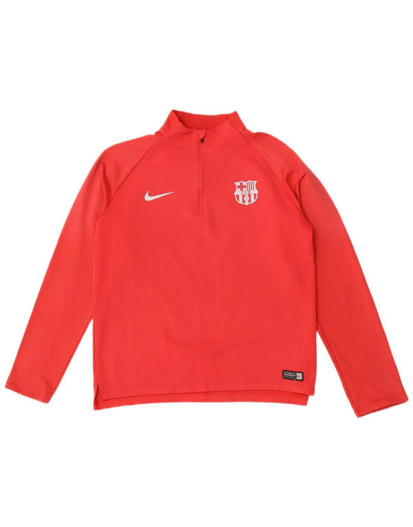 Haut de survêtement Nike Barcelona pour garçon 13-14 ans XL Rouge Colorblock