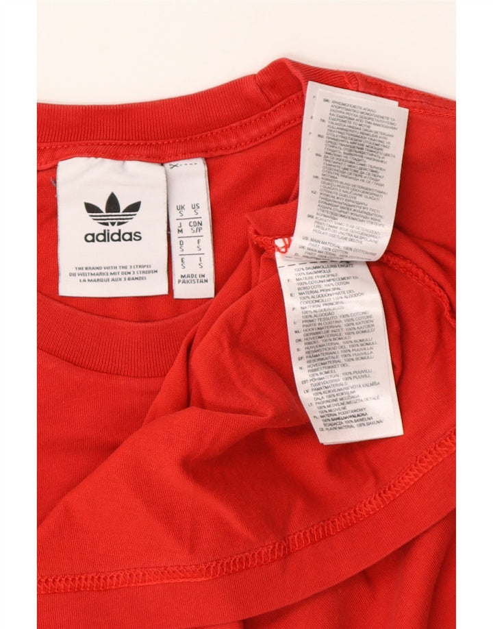 Adidas T-Shirt Homme Haut Petit Rouge Coton