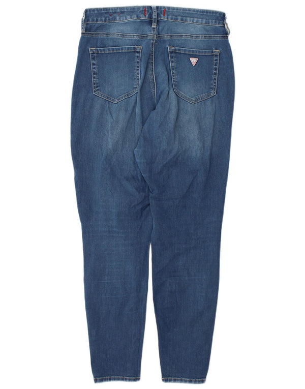 Guess Jean Skinny Taille Haute Femme W30 L29 Bleu